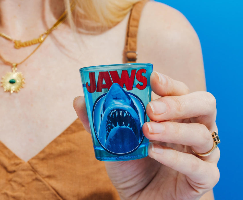 Jaws - Movie Poster Logo Shot Glass | Holds 2 Ounces