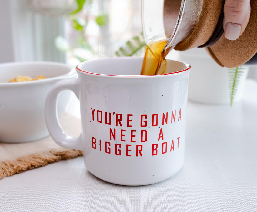 JAWS - "You're Gonna Need a Bigger Boat" Ceramic Camper Mug | Holds 20 Ounces