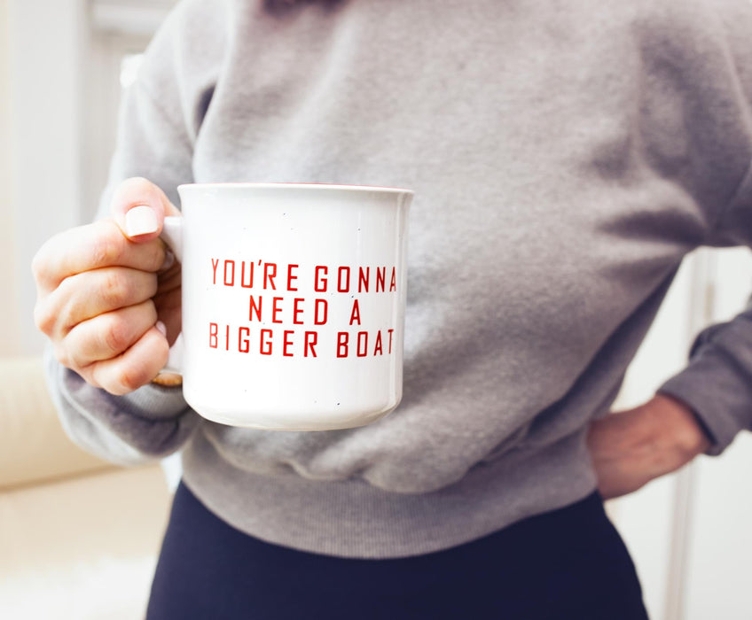 JAWS - "You're Gonna Need a Bigger Boat" Ceramic Camper Mug | Holds 20 Ounces