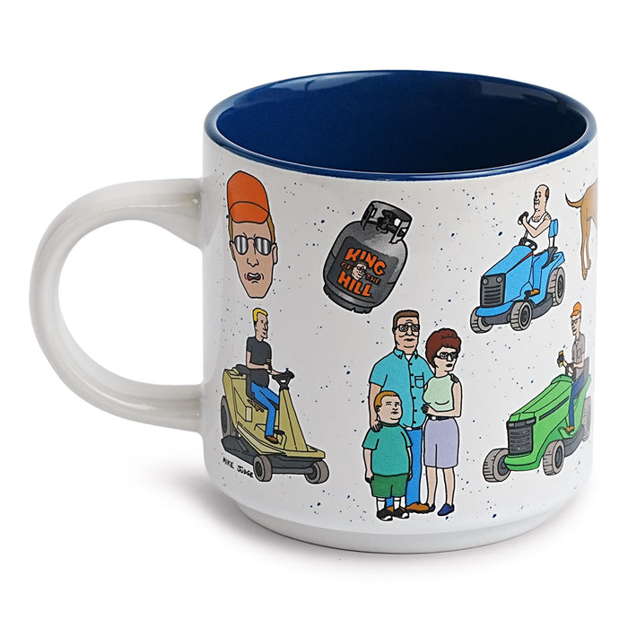 King Of The Hill Episode Icons Single Stackable Ceramic Mug | Holds 13 Ounces