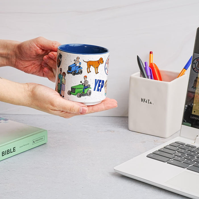 King Of The Hill Episode Icons Single Stackable Ceramic Mug | Holds 13 Ounces