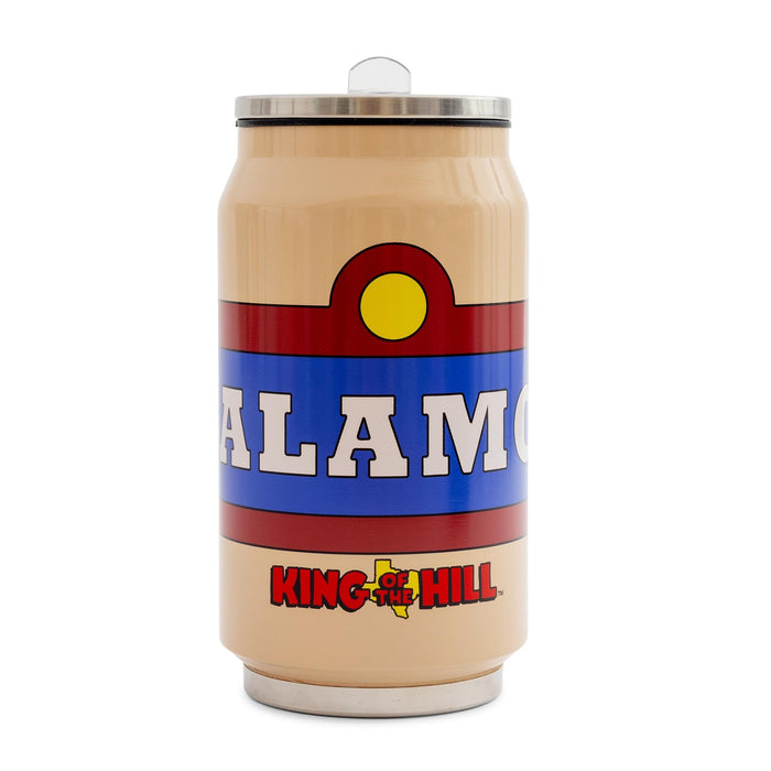 King Of the Hill - Alamo Beer Logo Stainless Steel Drinking Can | Holds 9 Ounces