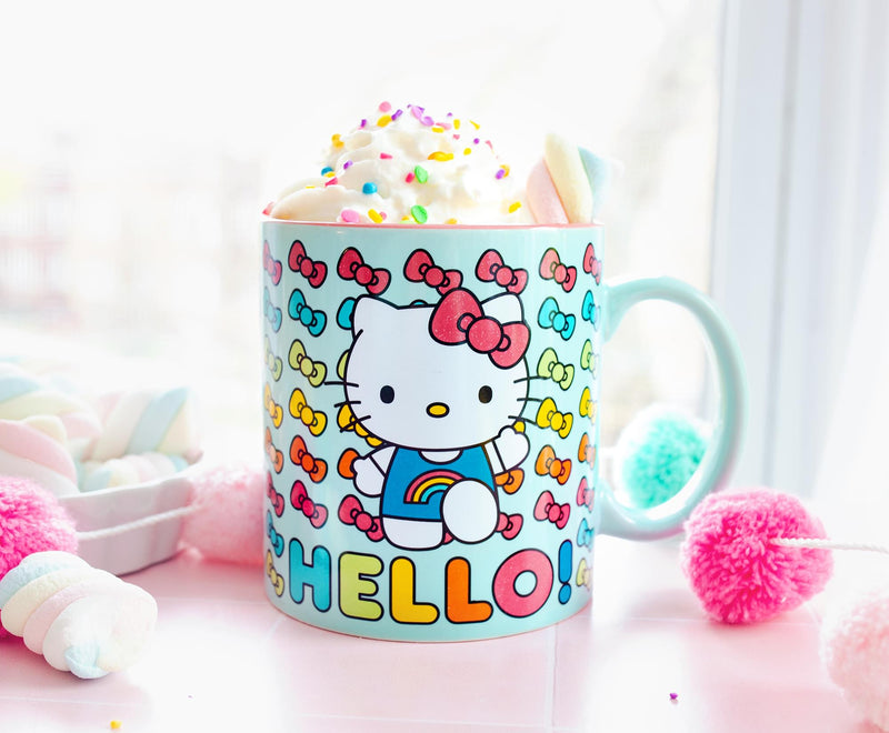 Sanrio Hello Kitty Hello Rainbows Ceramic Mug | Holds 20 Ounces product image 9 of 9