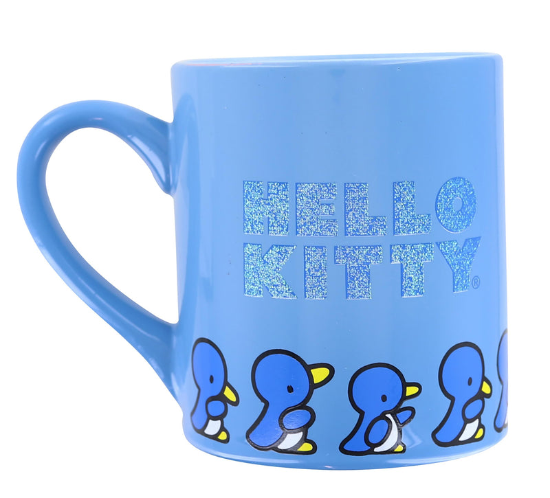 Sanrio Hello Kitty Blue Sparkles Ceramic Mug | Holds 14 Ounces product image 2 of 6