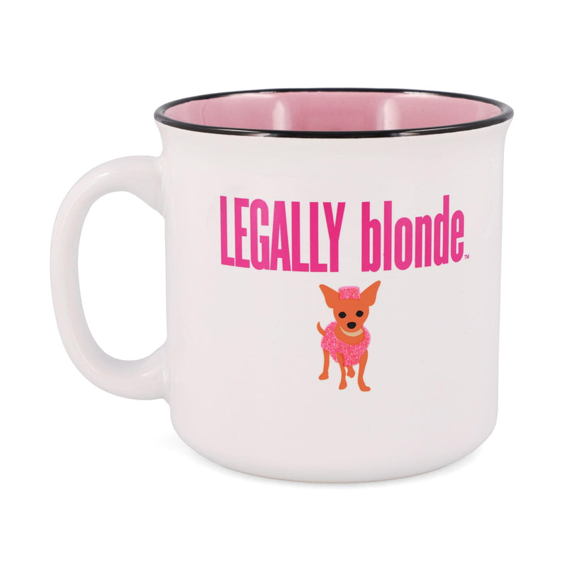 Legally Blonde "Bend and Snap" Ceramic Glitter Camper Mug | Holds 20 Ounces product image 1 of 8