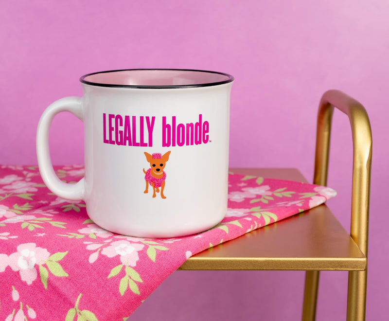 Legally Blonde "Bend and Snap" Ceramic Glitter Camper Mug | Holds 20 Ounces product image 5 of 8