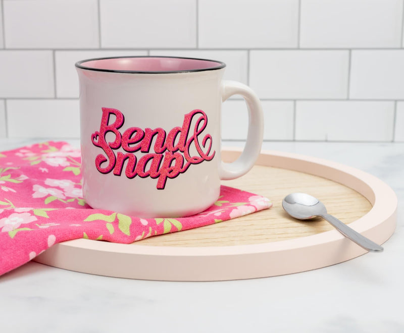 Legally Blonde "Bend and Snap" Ceramic Glitter Camper Mug | Holds 20 Ounces product image 6 of 8