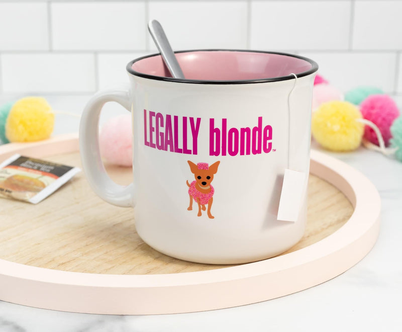 Legally Blonde "Bend and Snap" Ceramic Glitter Camper Mug | Holds 20 Ounces product image 7 of 8