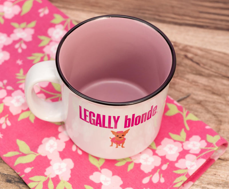Legally Blonde "Bend and Snap" Ceramic Glitter Camper Mug | Holds 20 Ounces product image 8 of 8