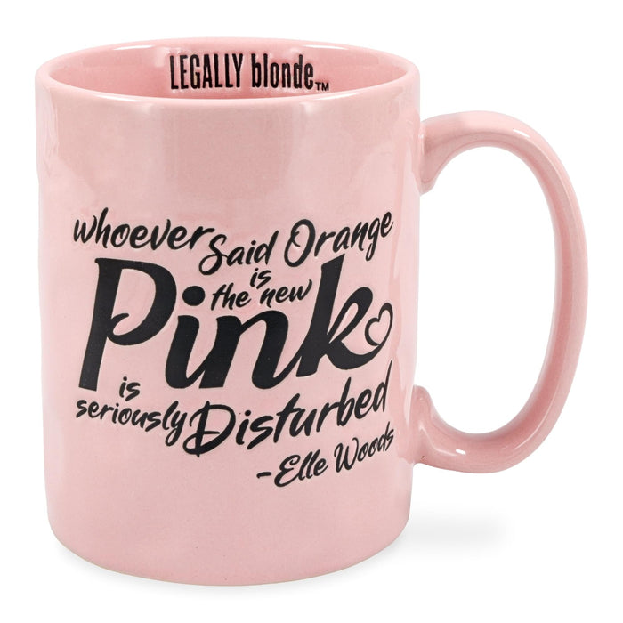 Legally Blonde - "Orange Is the New Pink" Ceramic Pottery Mug | Holds 17 Ounces