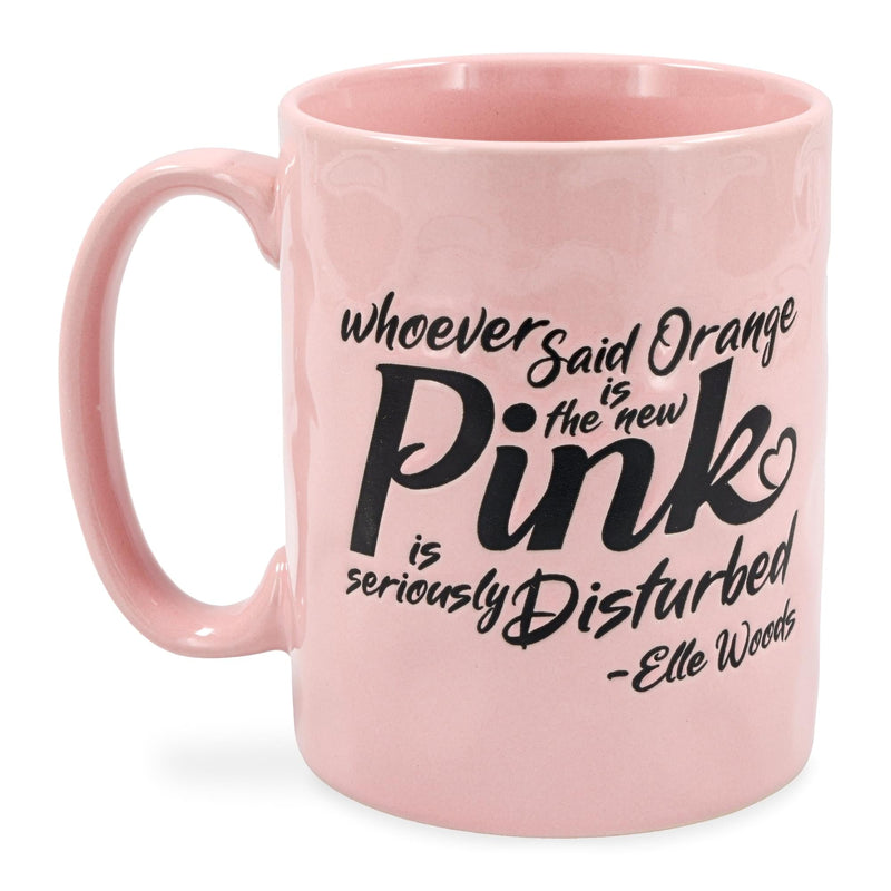 Legally Blonde - "Orange Is the New Pink" Ceramic Pottery Mug | Holds 17 Ounces