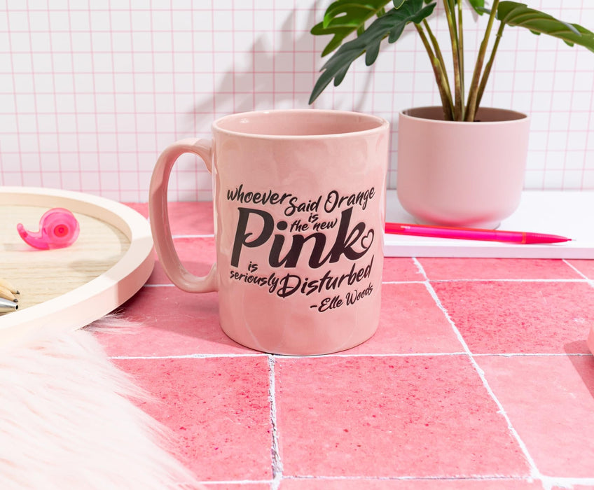 Legally Blonde - "Orange Is the New Pink" Ceramic Pottery Mug | Holds 17 Ounces