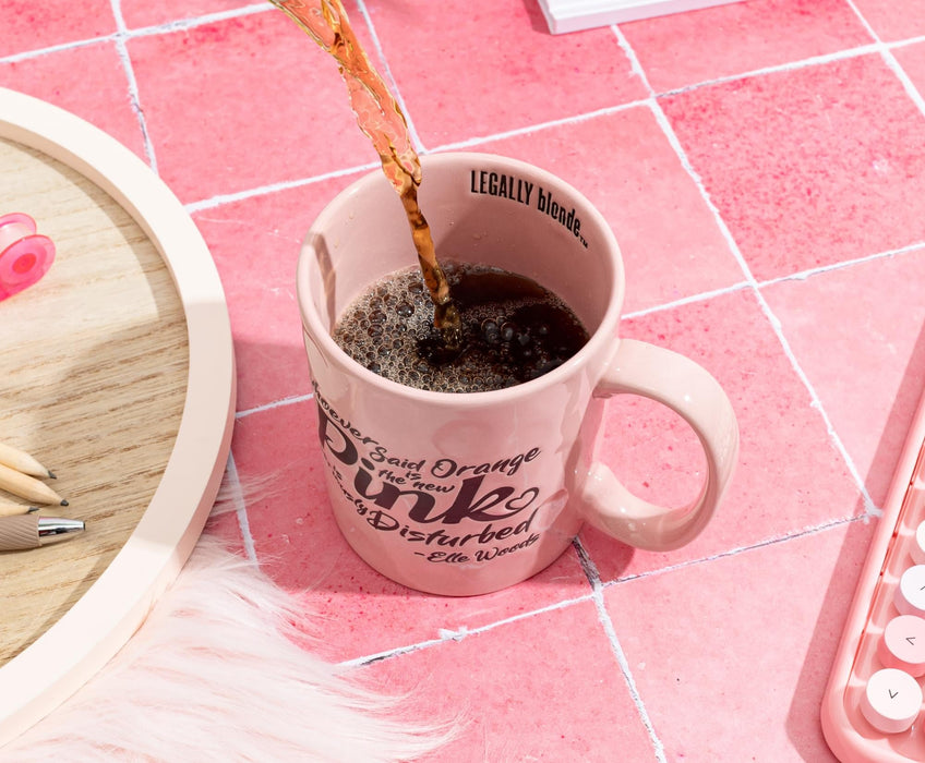 Legally Blonde - "Orange Is the New Pink" Ceramic Pottery Mug | Holds 17 Ounces
