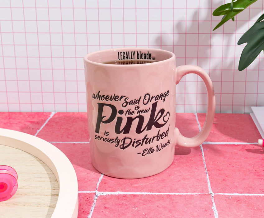 Legally Blonde - "Orange Is the New Pink" Ceramic Pottery Mug | Holds 17 Ounces