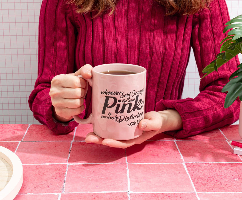 Legally Blonde - "Orange Is the New Pink" Ceramic Pottery Mug | Holds 17 Ounces