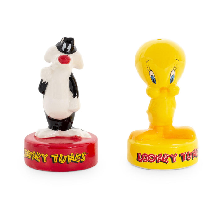 Looney Tunes - Sylvester and Tweety Ceramic Salt and Pepper Shakers | Set of 2