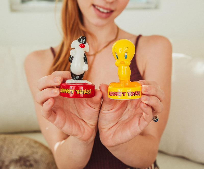 Looney Tunes - Sylvester and Tweety Ceramic Salt and Pepper Shakers | Set of 2 product image 3 of 7