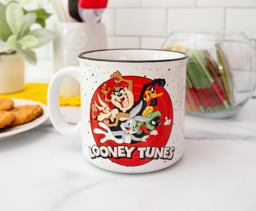 Warner Bros. Looney Tunes Ceramic Camper Mug | Holds 20 Ounces