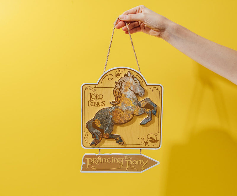 The Lord Of The Rings The Prancing Pony Hanging Wall Sign | 11 x 8 Inches product image 5 of 8