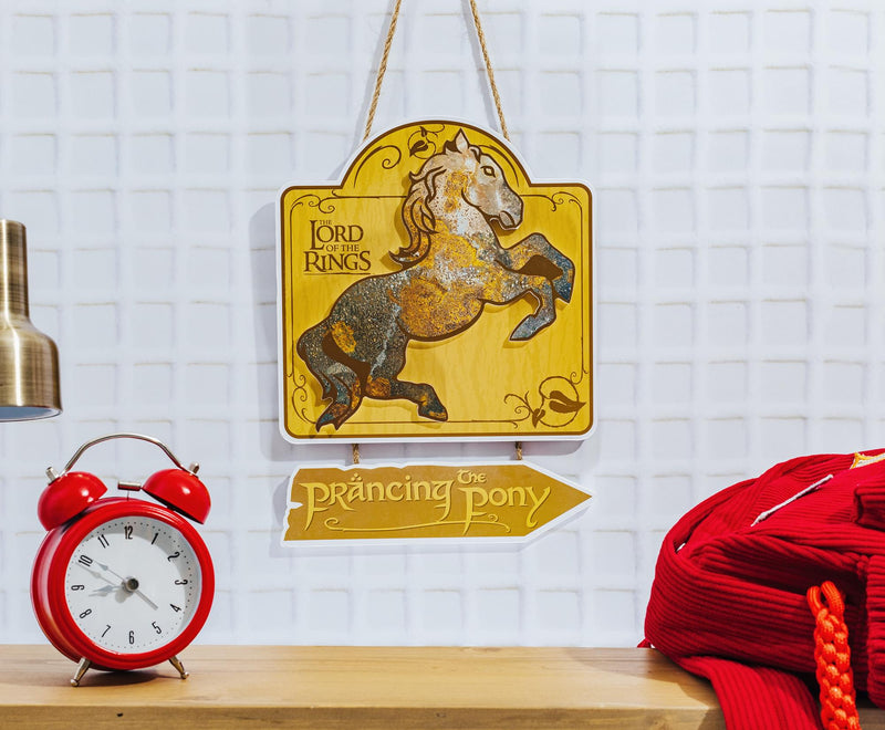 The Lord Of The Rings The Prancing Pony Hanging Wall Sign | 11 x 8 Inches product image 6 of 8