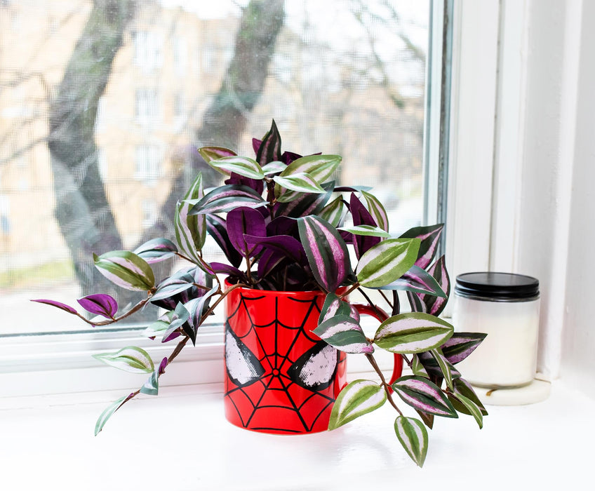 Marvel Comics Spider-Man Classic Mask Ceramic Mug | Holds 20 Ounces