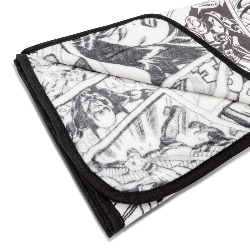 Marvel Comics Avengers Comic Panels Fleece Throw Blanket | 45 x 60 Inches product image 3 of 9