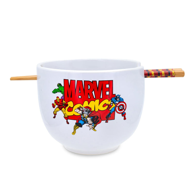 Marvel Comics The Avengers 20-Ounce Ramen Bowl and Chopstick Set product image 1 of 7