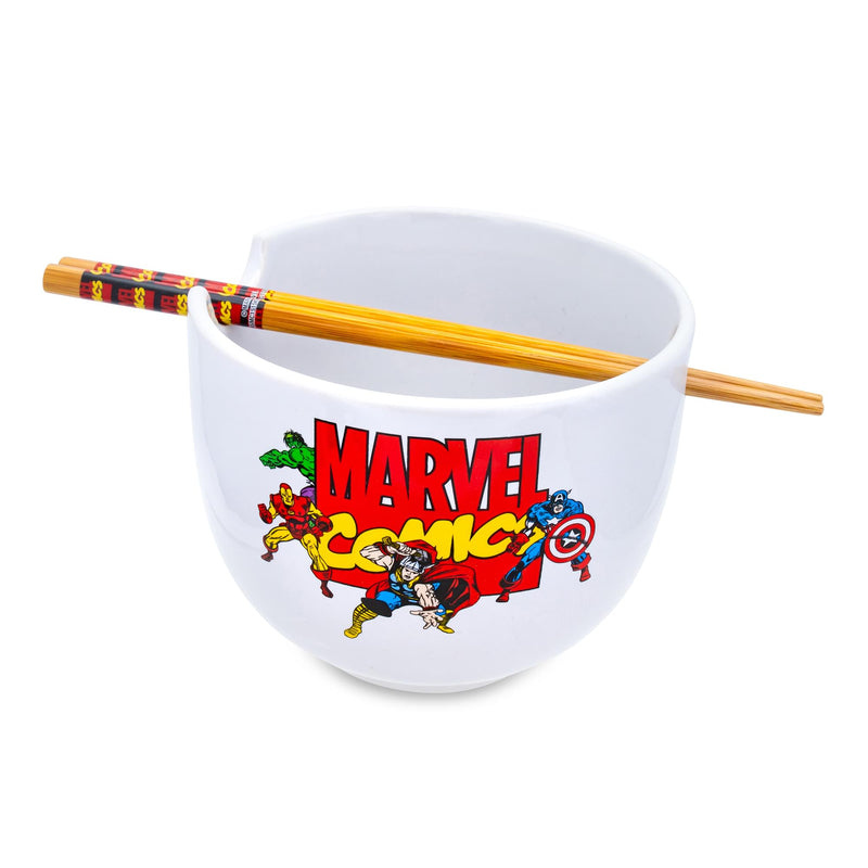 Marvel Comics The Avengers 20-Ounce Ramen Bowl and Chopstick Set product image 2 of 7