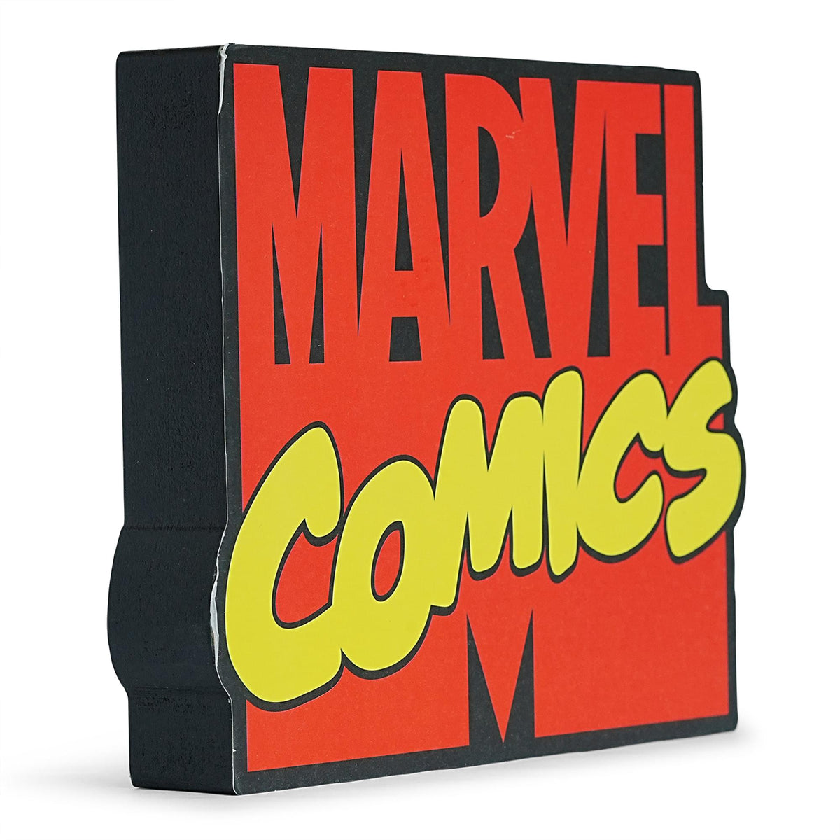 Marvel Comics Logo Die-Cut Wooden Wall Art Sign | 7 x 8 Inches — MeTV Mall
