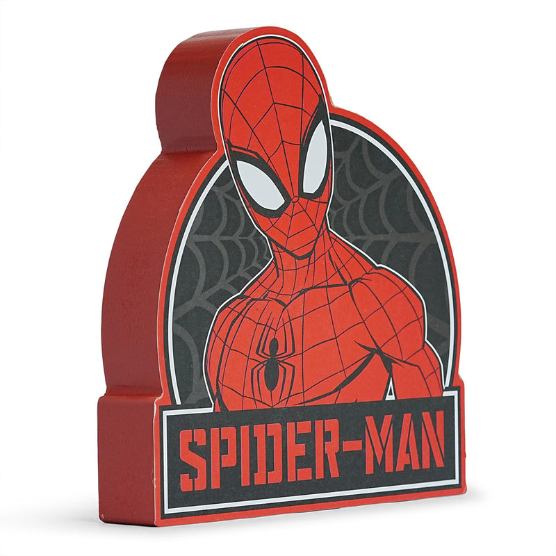 Marvel Spider-Man Die-Cut Wooden Wall Art Sign | 8 x 7 Inches product image 1 of 6