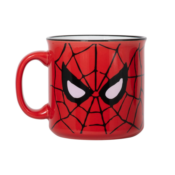 Marvel Spider-Man Face Ceramic Camper Mug | Holds 20 Ounces