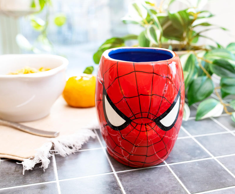 Marvel Comics Spider-Man Mask 3D Sculpted Ceramic Mug | Holds 20 Ounces product image 4 of 8
