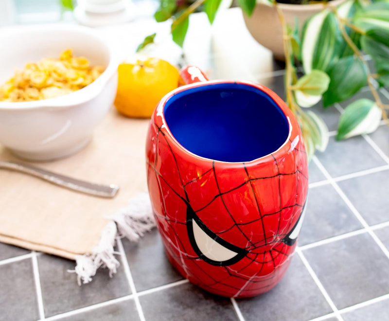 Marvel Comics Spider-Man Mask 3D Sculpted Ceramic Mug | Holds 20 Ounces product image 5 of 8
