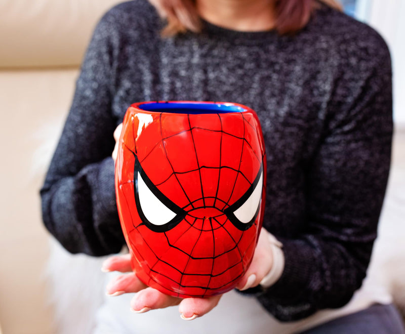 Marvel Comics Spider-Man Mask 3D Sculpted Ceramic Mug | Holds 20 Ounces product image 7 of 8