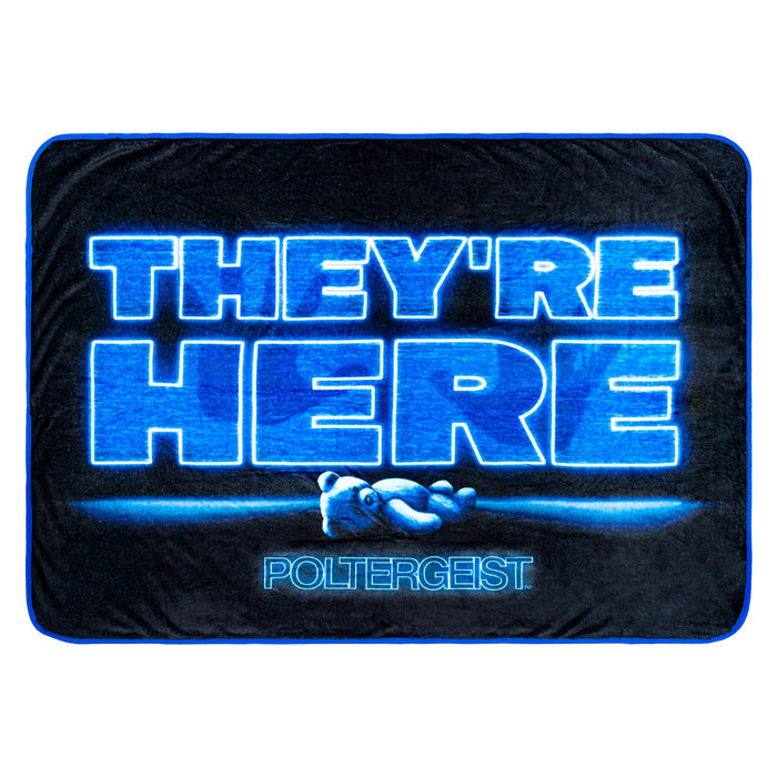 Poltergeist - "They're Here" Fleece Throw Blanket | 45 x 60 Inches
