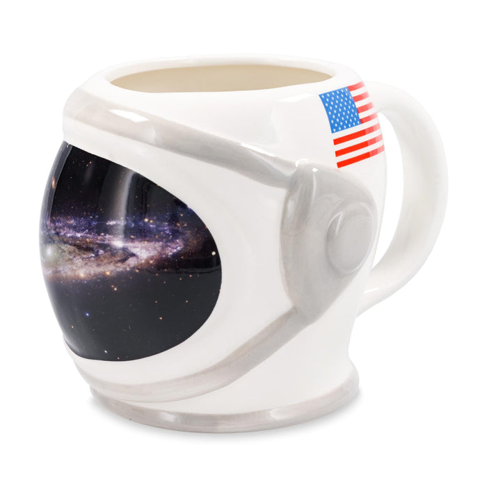 NASA Space Helmet 3D Sculpted Ceramic Mug | Holds 20 Ounces