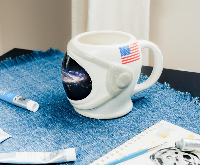 NASA Space Helmet 3D Sculpted Ceramic Mug | Holds 20 Ounces product image 6 of 9