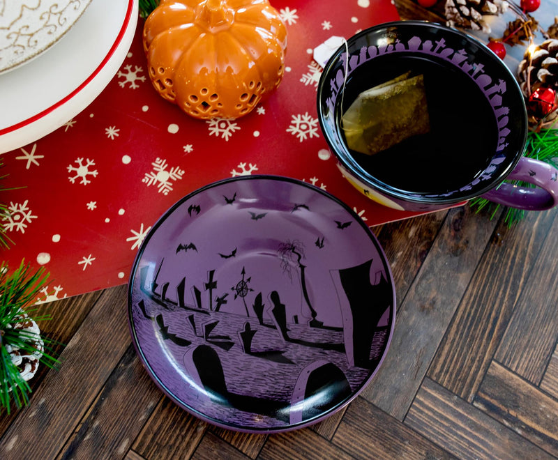 Disney The Nightmare Before Christmas Spiral Hill Ceramic Teacup and Saucer Set product image 6 of 9