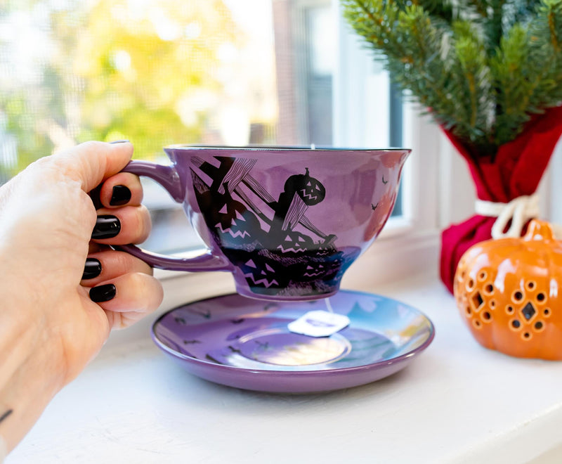 Disney The Nightmare Before Christmas Spiral Hill Ceramic Teacup and Saucer Set product image 8 of 9