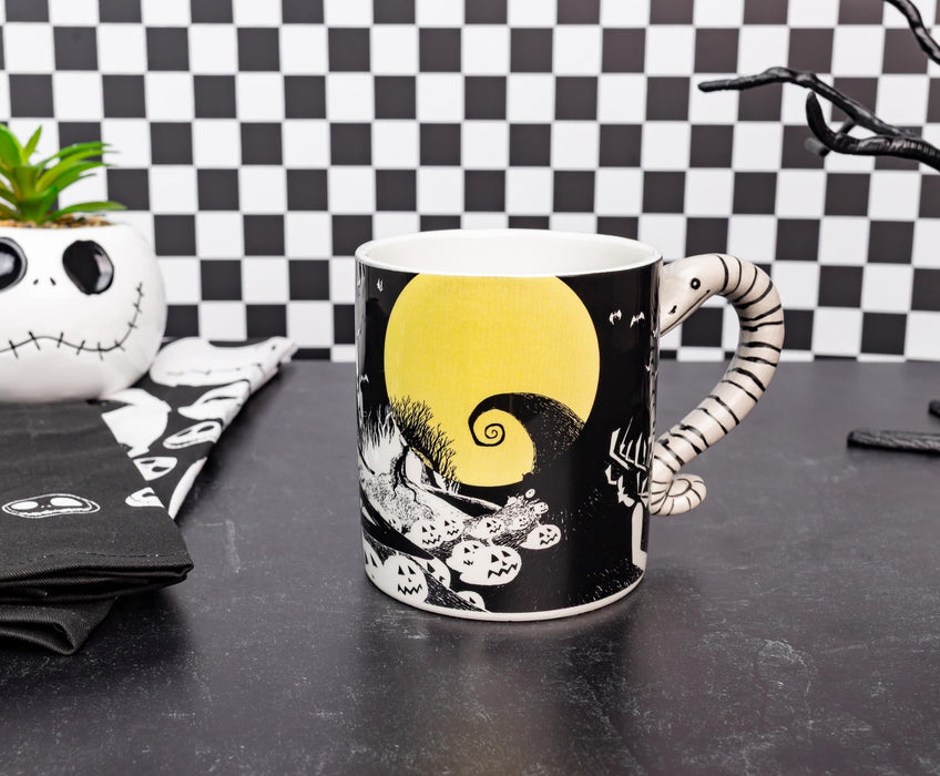 Disney The Nightmare Before Christmas Moonlight Jack Mug With Sculpted Handle