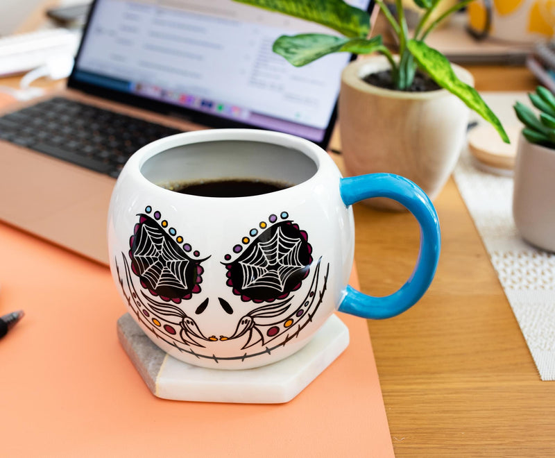 Disney Nightmare Before Christmas Jack Skellington Day of the Dead Ceramic Mug product image 5 of 7