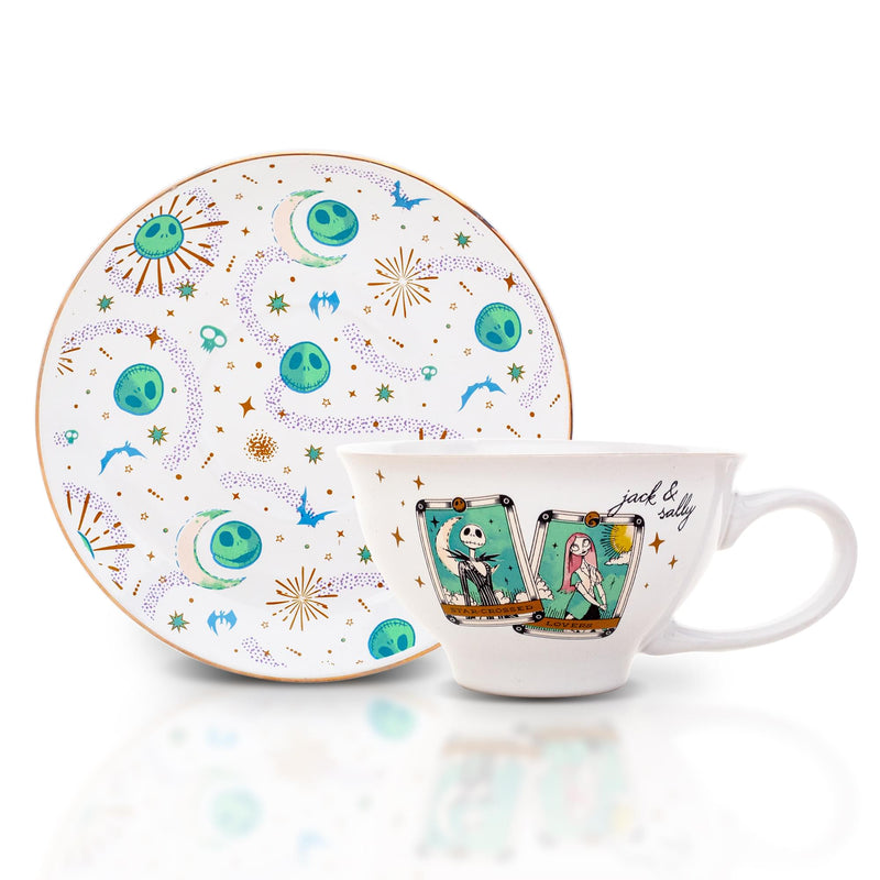 Disney The Nightmare Before Christmas Tarot Cards Ceramic Teacup and Saucer Set product image 1 of 8