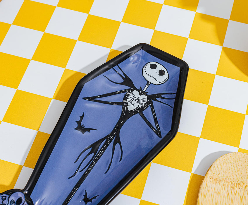 Disney's The Nightmare Before Christmas Jack Coffin Sculpted Ceramic Spoon Rest