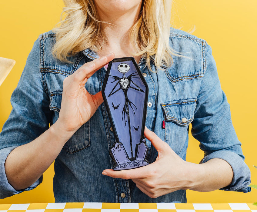 Disney's The Nightmare Before Christmas Jack Coffin Sculpted Ceramic Spoon Rest