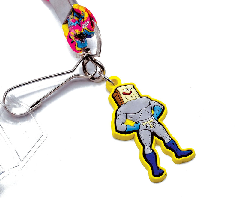 Nickelodeon Ren & Stimpy Lanyard With ID Badge Holder And Removable Charm product image 3 of 4