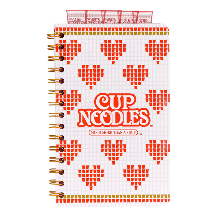 Nissin Cup Noodles - 5-Tab Spiral Notebook | 5 x 8 Inches