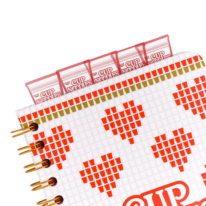 Nissin Cup Noodles - 5-Tab Spiral Notebook | 5 x 8 Inches
