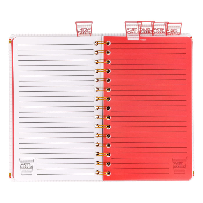 Nissin Cup Noodles - 5-Tab Spiral Notebook | 5 x 8 Inches