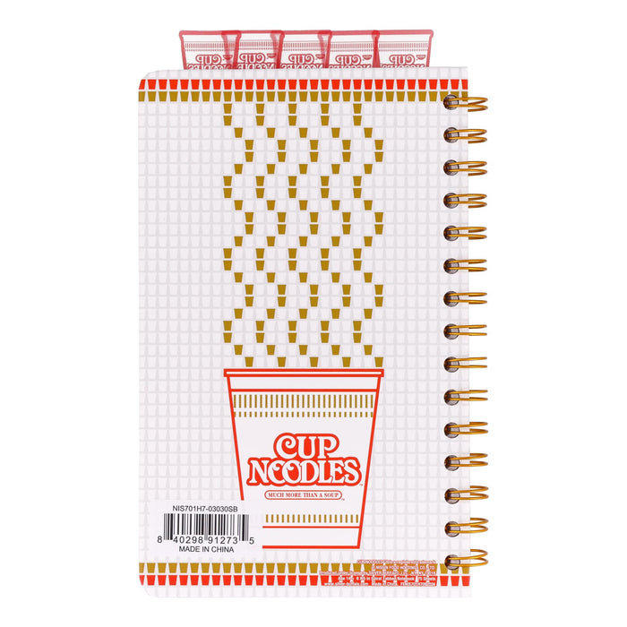 Nissin Cup Noodles - 5-Tab Spiral Notebook | 5 x 8 Inches