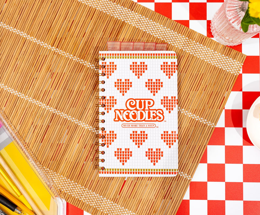 Nissin Cup Noodles - 5-Tab Spiral Notebook | 5 x 8 Inches